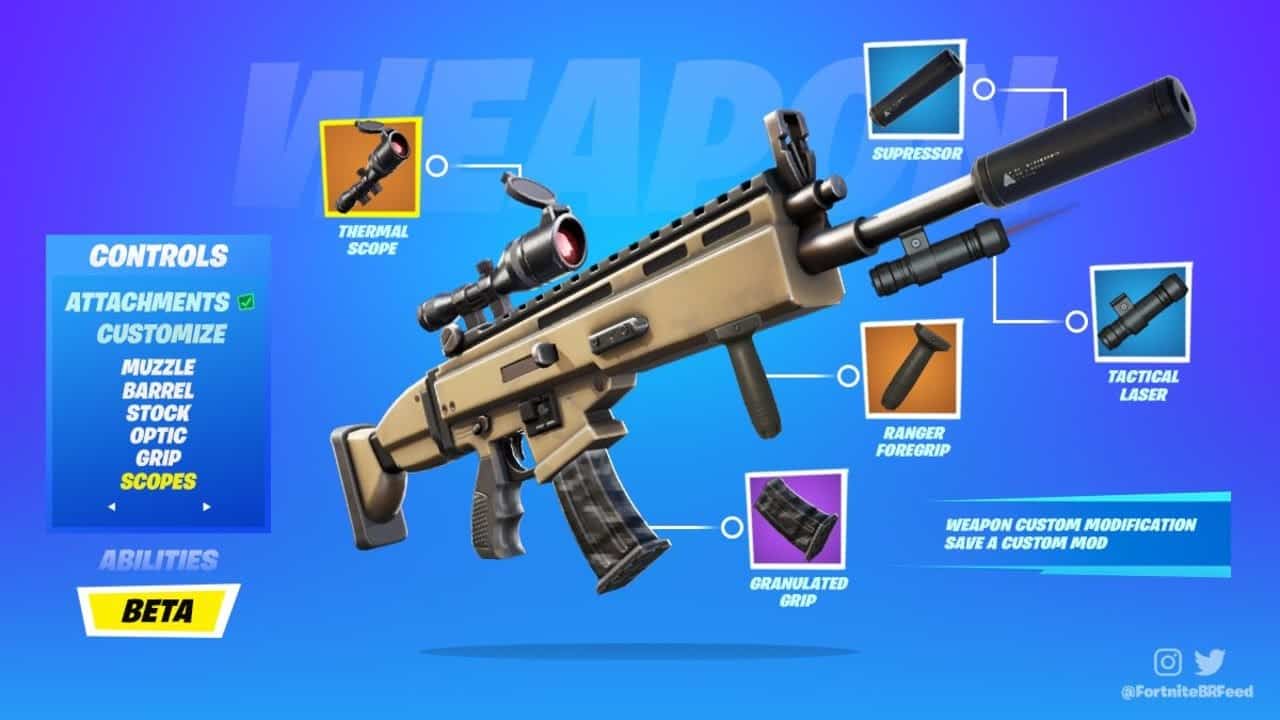 Fortnite: Weapon Mod Leaks Reveal More Of What To Expect