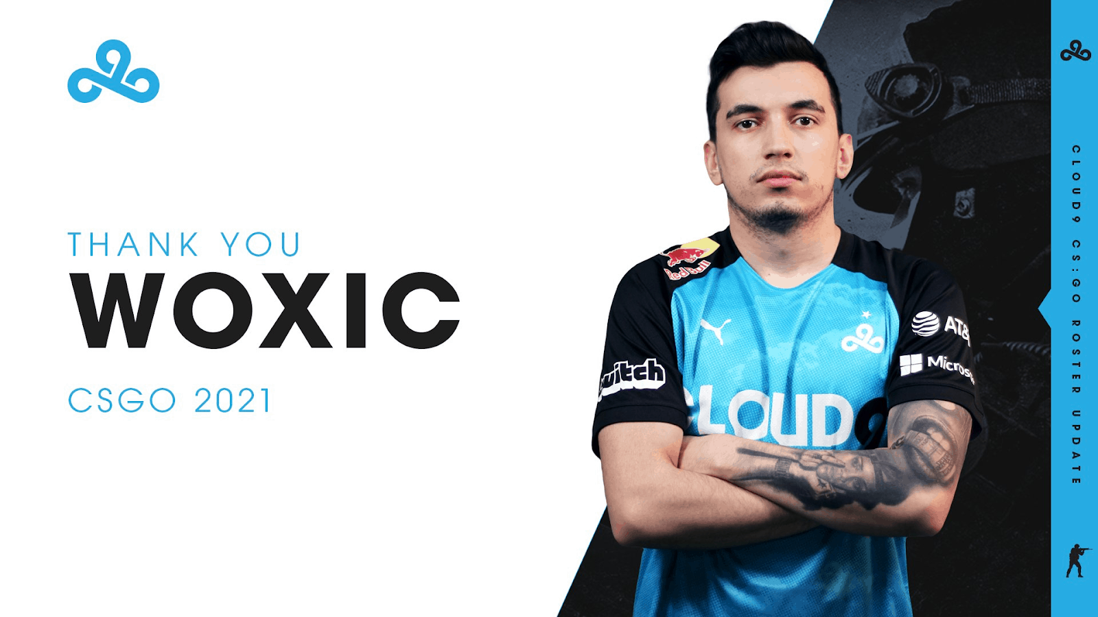 CS:GO: Cloud9 Parts Ways With Woxic