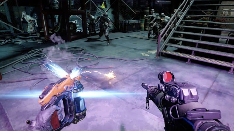 The Ray Gun Wonder Weapon, as seen in first person view in Call of Duty: Black Ops Cold War