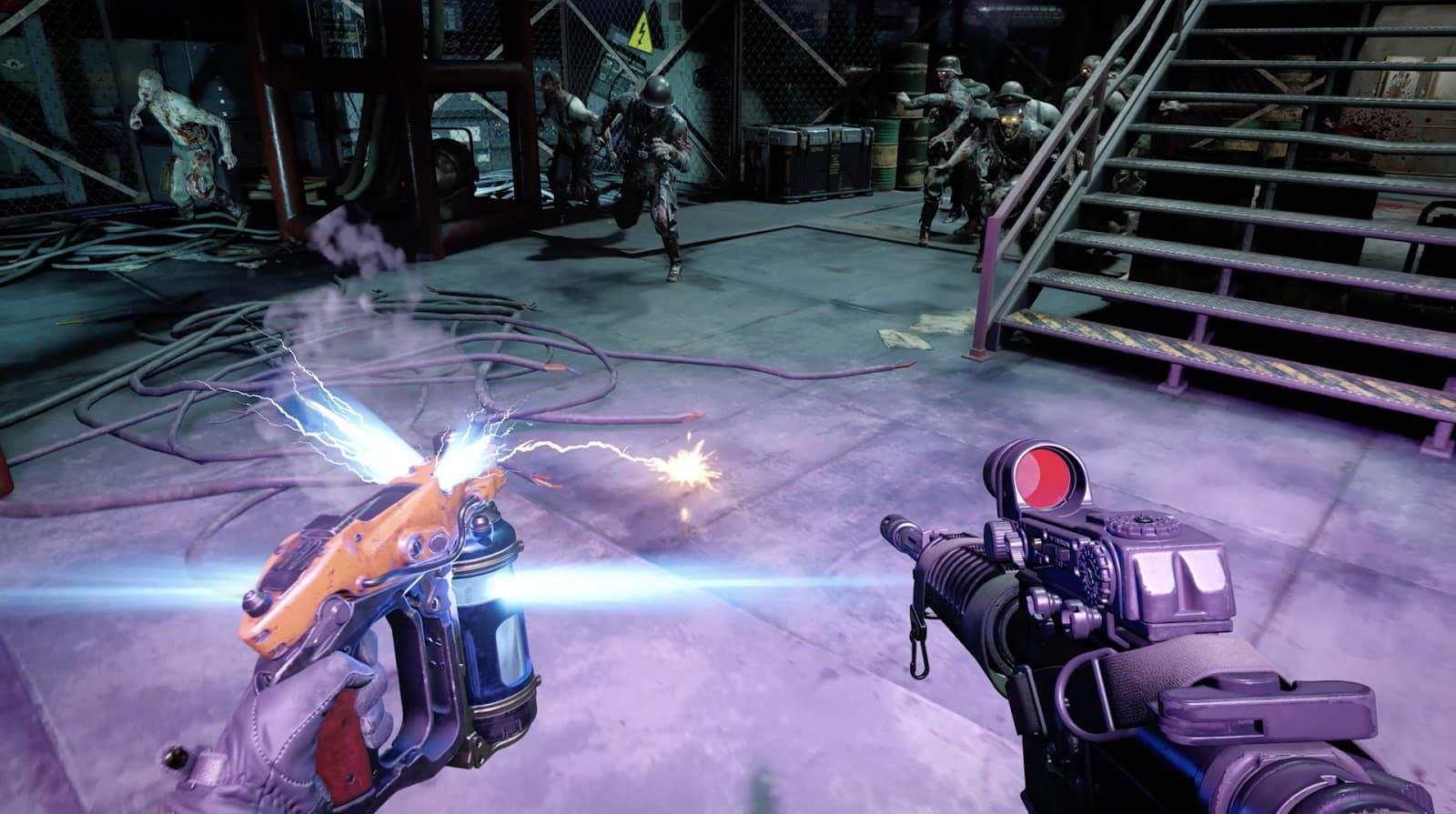 The Ray Gun Wonder Weapon, as seen in first person view in Call of Duty: Black Ops Cold War