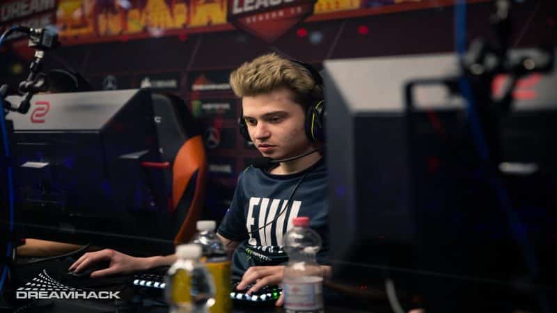 Roman "RAMZES666" Kushnarev plays for EG during the Leipzig Major DreamHack 2020