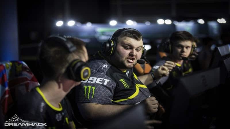 Na`Vi's R6 roster compete in a live match of Rainbow Six Siege