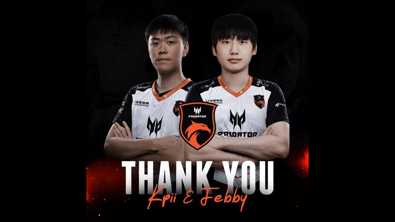 Dota 2: TNC Predator Parts Ways With Febby And Kpii