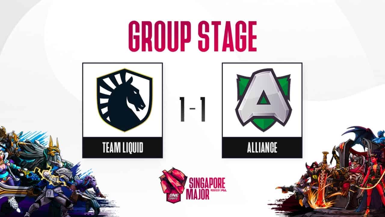 Dota 2: Singapore Major Group Stage; Day 4, Stream B