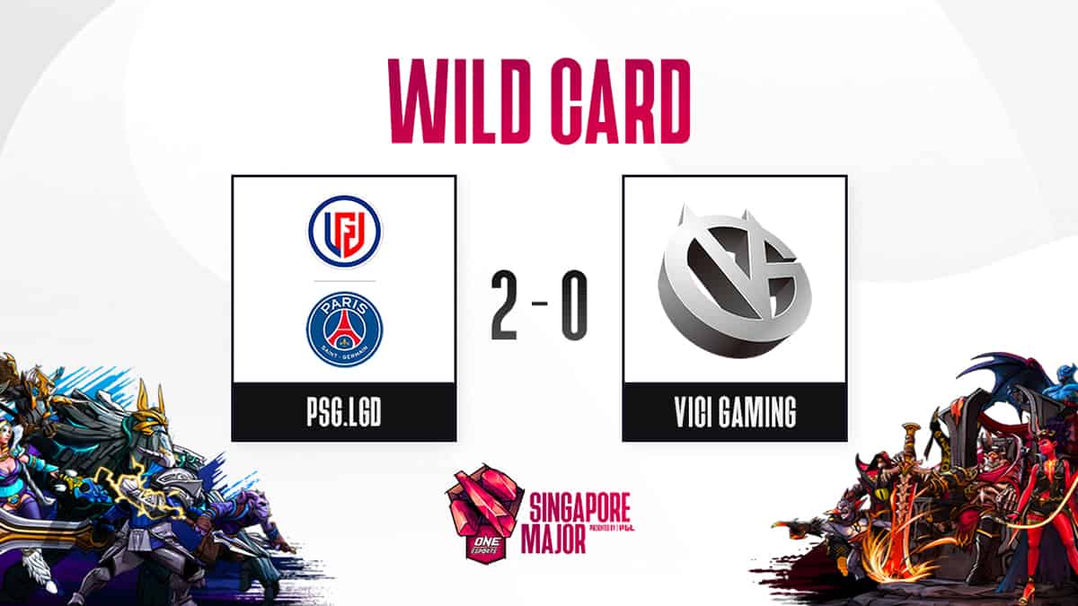 Dota 2: Singapore Major; Day 2, Stream A Recap