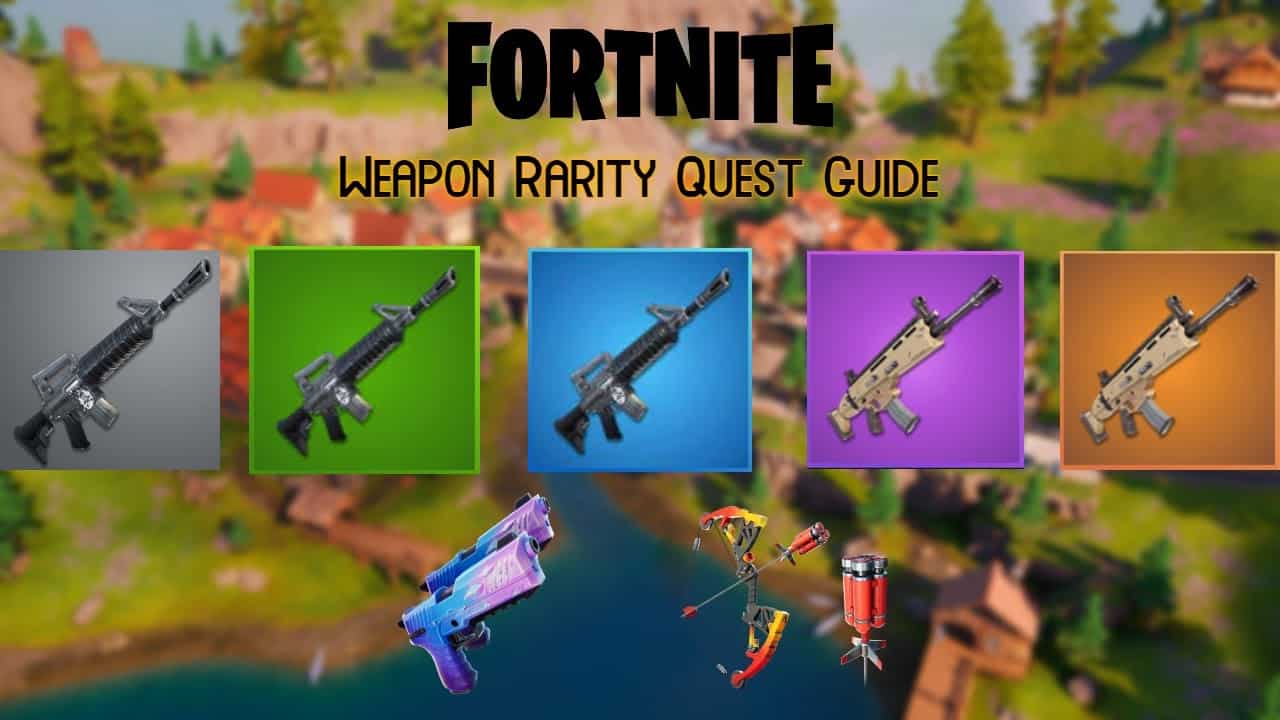 Fortnite: How To Mark Weapons Of Different Rarities In Season 6