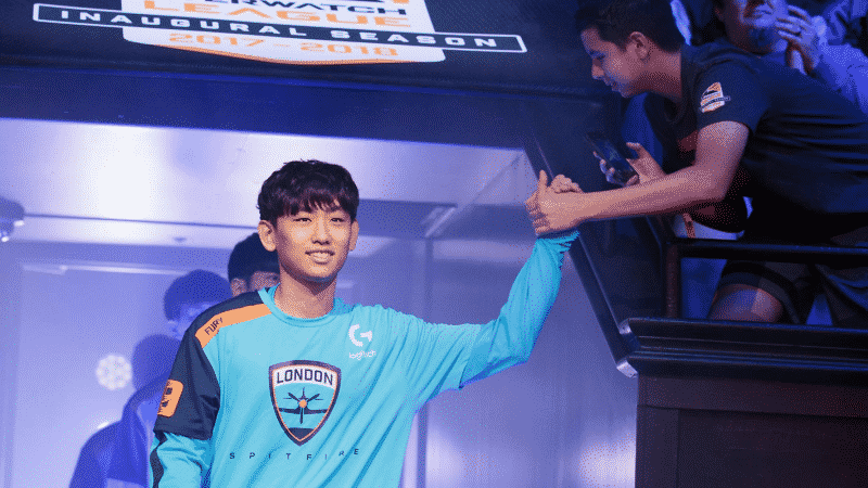 Fury of the London Gladiators at an Overwatch League LAN event in 2019