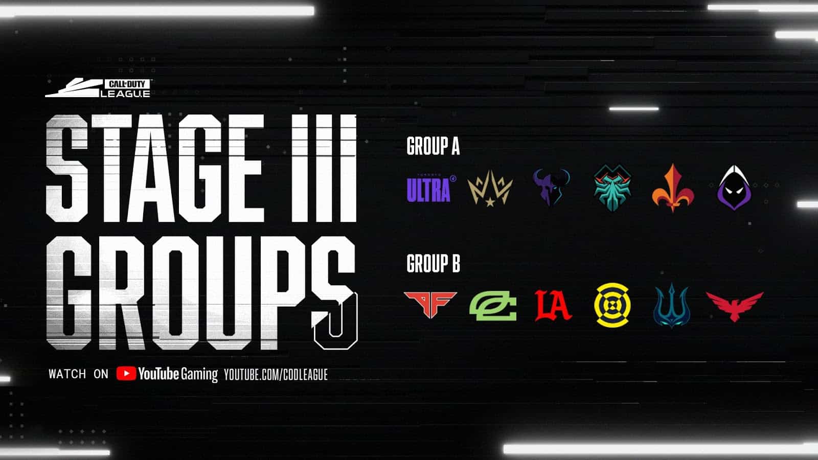 Call of Duty League Stage 3 Groups Revealed