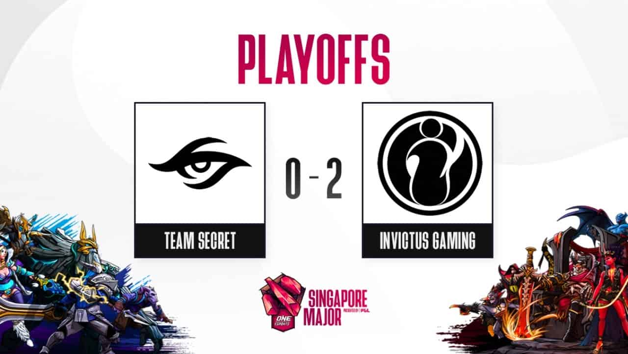 Dota 2: Singapore Major, Playoffs, UB Finals, LB Round 3 & 4