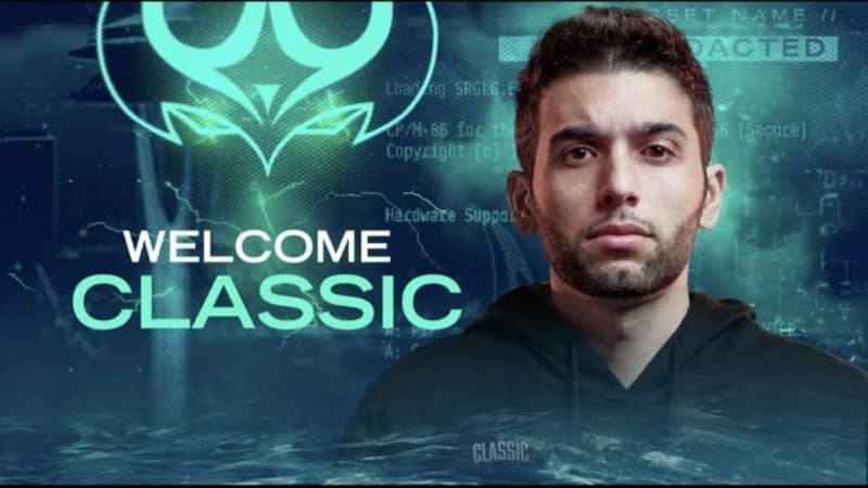 Nicholas “Classic” DiCostanzo appears next to the words "Welcome Classic" and a Seattle Surge logo.