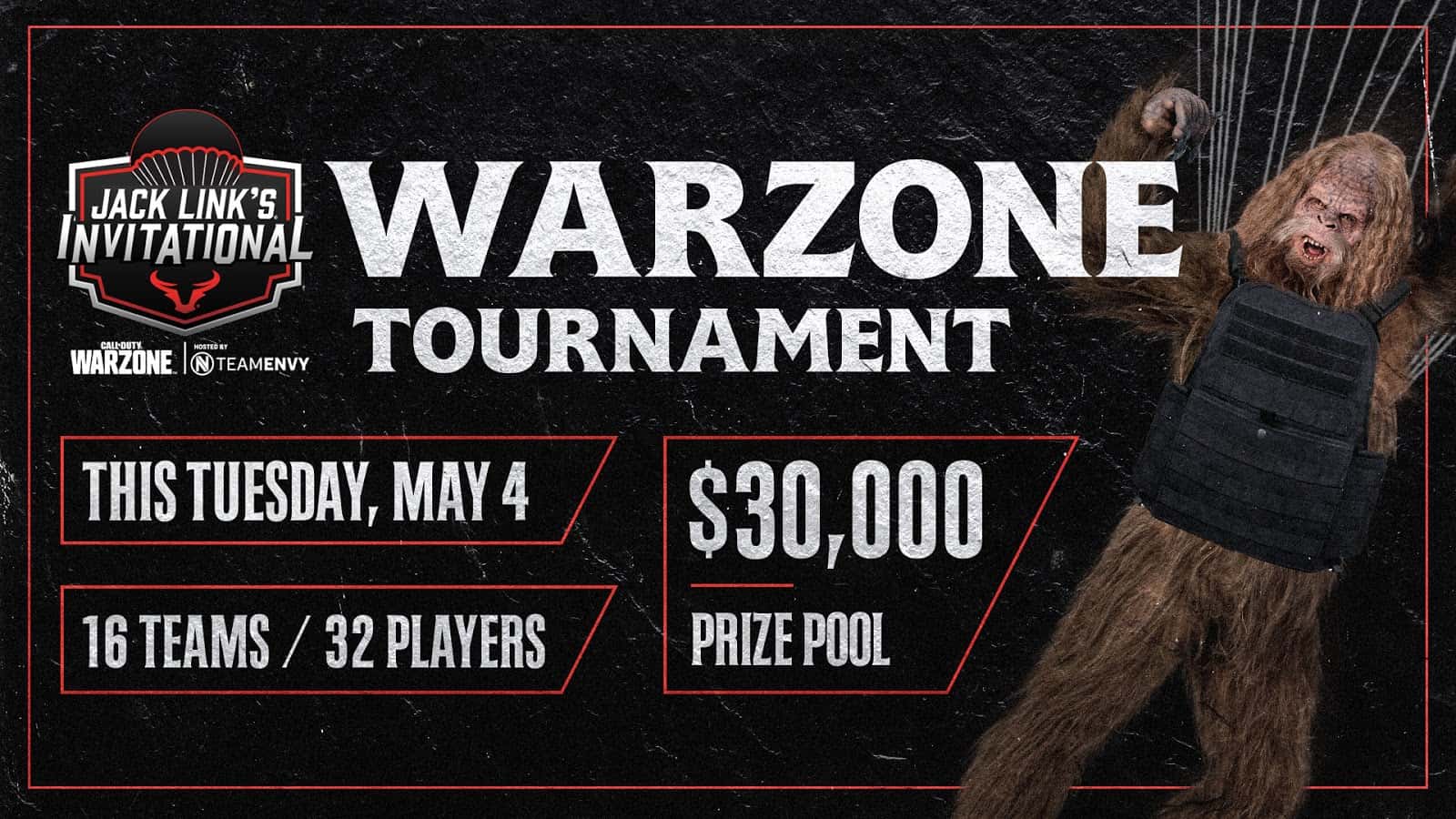 CoD: How To Watch Envy’s $30K JackLinks Invitational Warzone Tournament