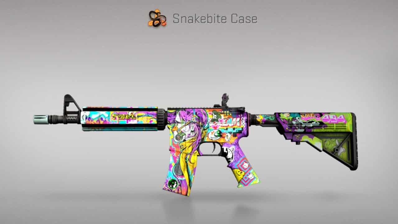 The colorful new Snakebite Case for the AK-47 available with the latest patch of CS:GO