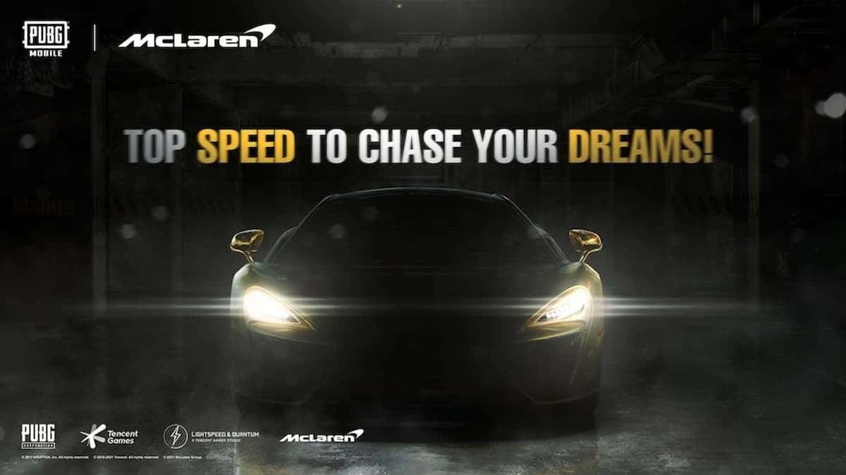 PUBG Mobile x McLaren To Feature McLaren 570s Skins On June 1