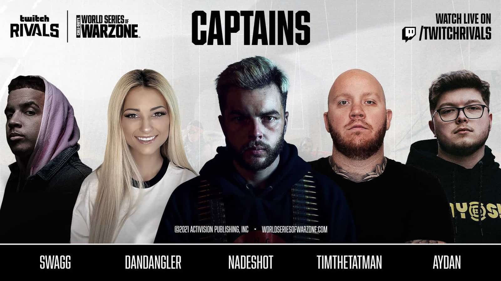 CoD: World Series Of Warzone NA Captains Revealed