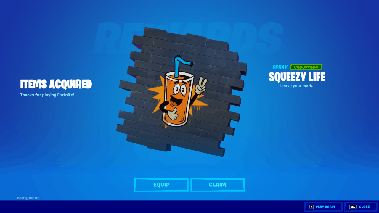 Fortnite: How To Unlock Free “Squeezy Life” Spray