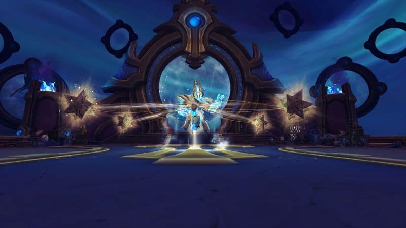 The boss, So'leah, an armored spirit, unleashes her power in the new megadungeon Tazavesh, the Veiled Market