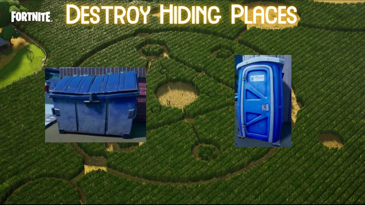 Fortnite: How To Destroy Hiding Places In Season 7