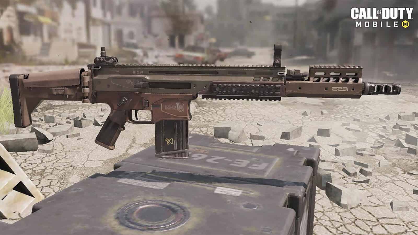 The DR-H, one of the S-Tier assault rifles in Call of Duty Mobile