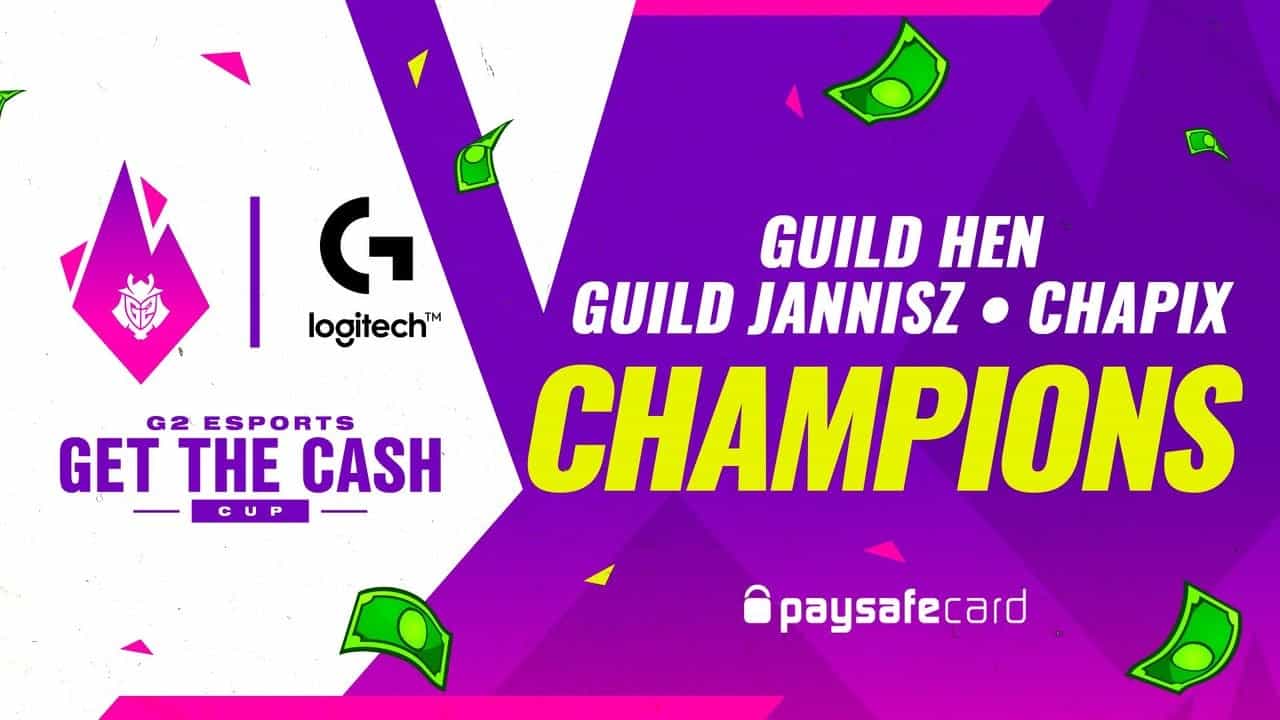 Fortnite: Hen, JannisZ & Chapix Win G2 Esports’ $30K Get The Cash Cup