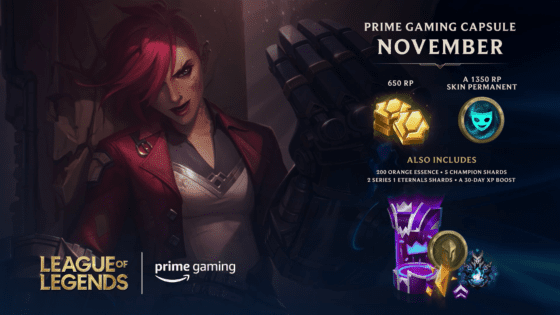 LoL: Amazon And Riot Announce Prime Gaming Partnership