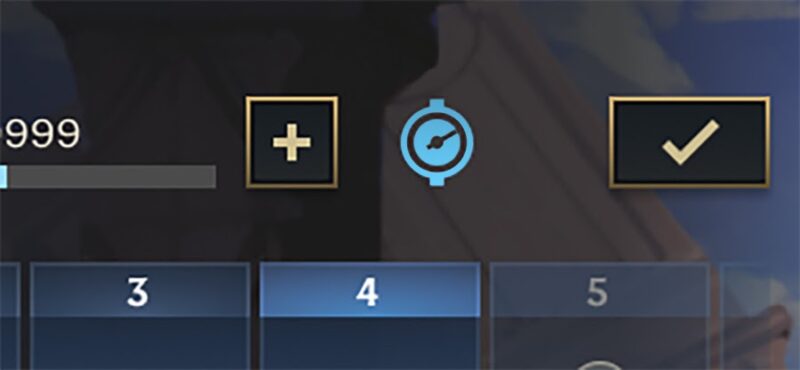 A screenshot from LoL Wild Rift showing a selection screen and a small blue symbol indicating their Wild Pass boost.