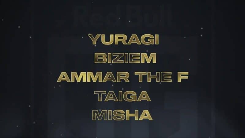 The tag names of each player in OG's new roster appear in gold against a black background
