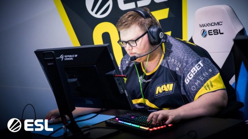 Kirill "Boombl4" Mikhaylov concentrates on his screen during a live match
