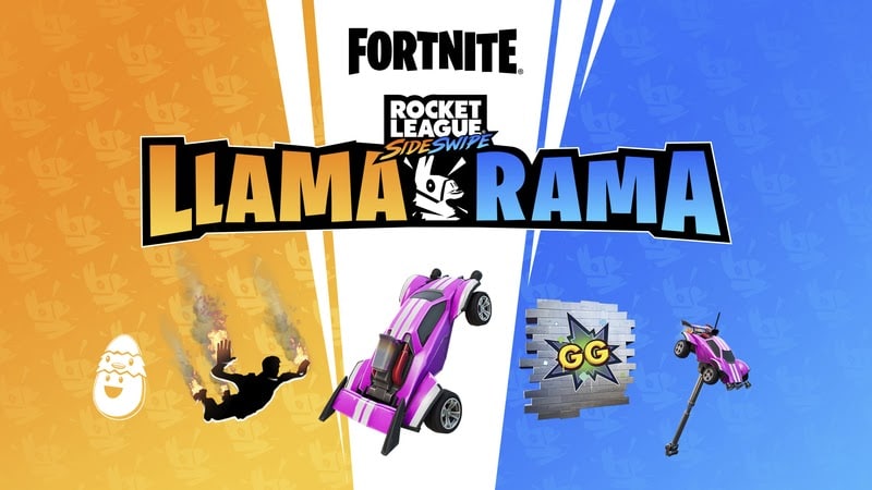 The rewards available during the latest Fortnite x Rocket League collab, including the Wheels - Umbrella Royale