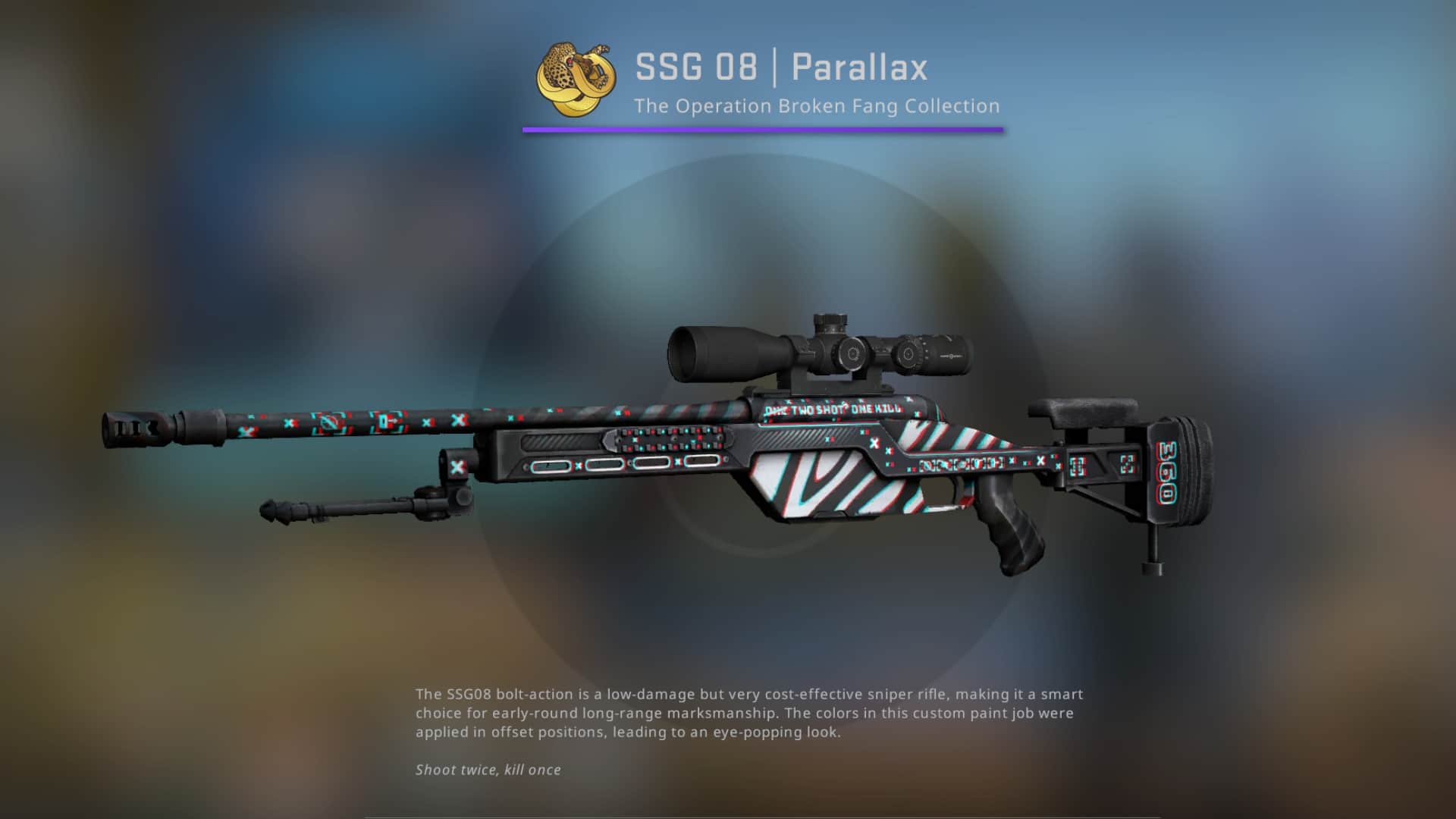 SSG-08 Parallax Skin CS:GO
