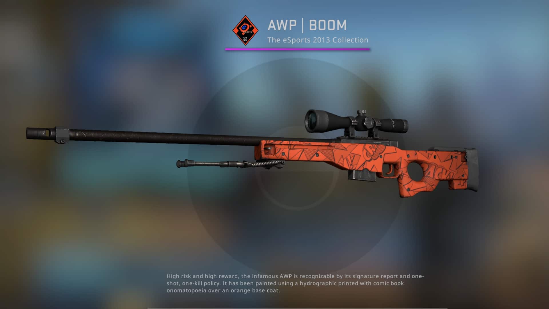 AWP Boom Skin from CS:GO