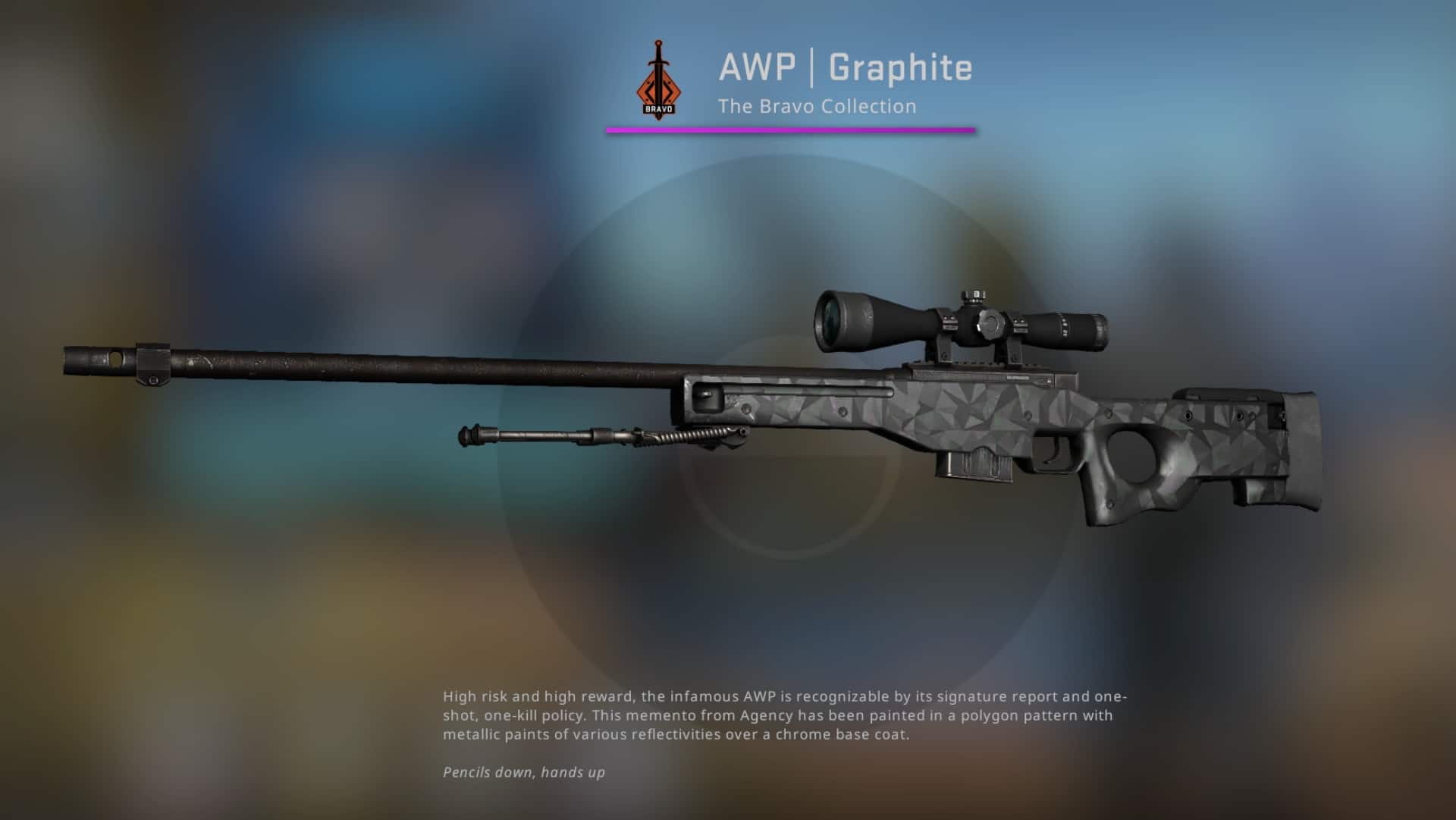AWP Graphite Skin
