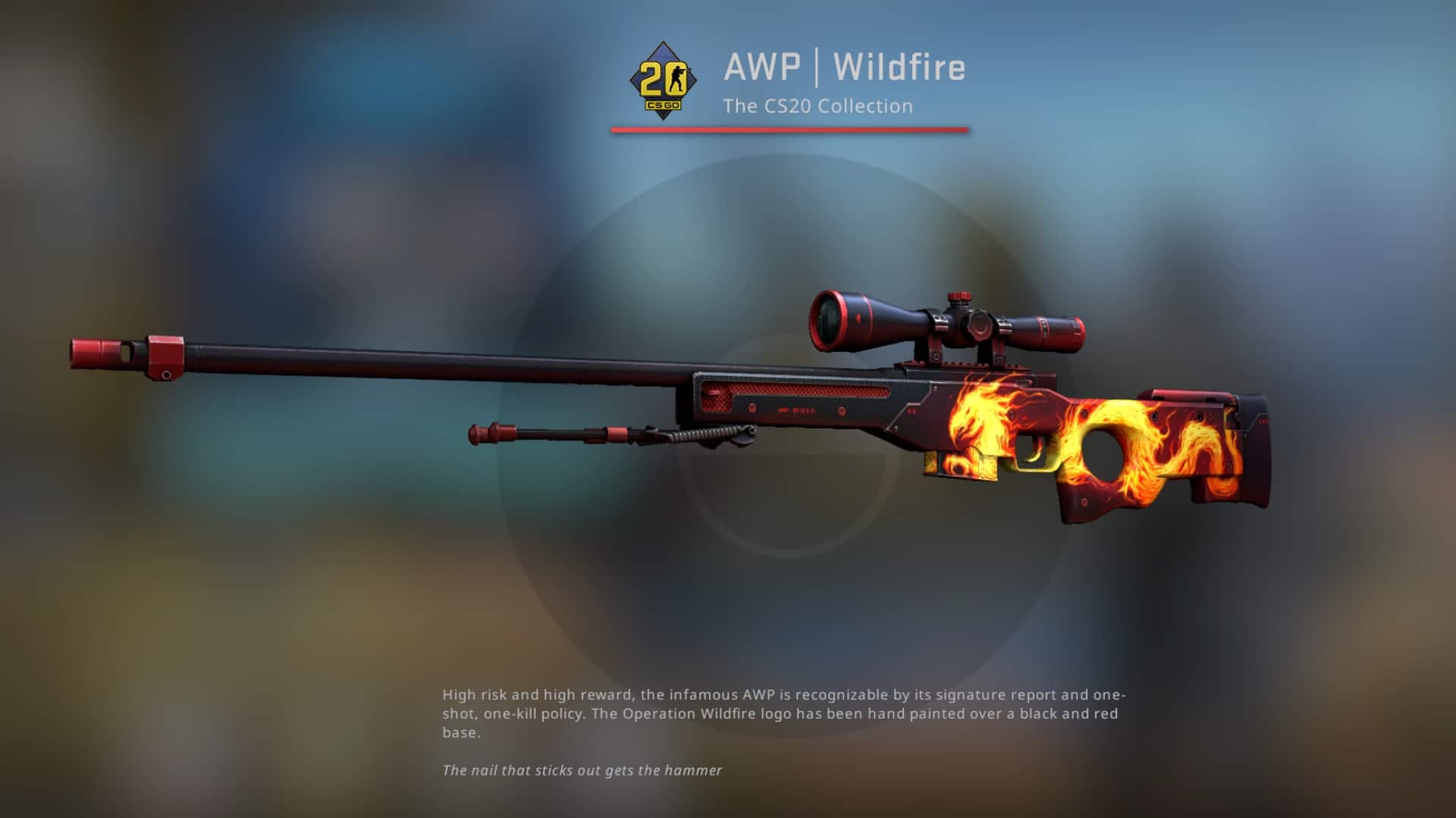 AWP Wildfire Skin