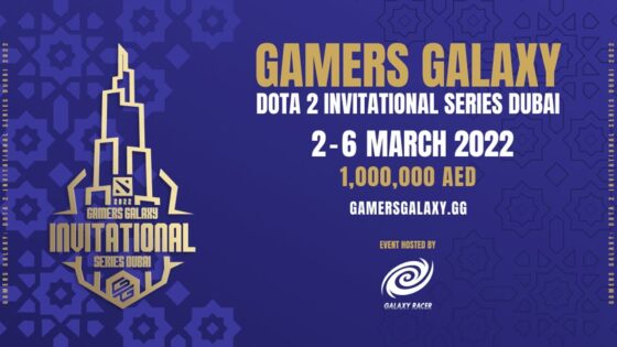 Dota 2: Galaxy Racer Announces Invitational Series Dubai 2022