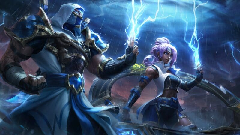 Shockblade Shen and Qiyana