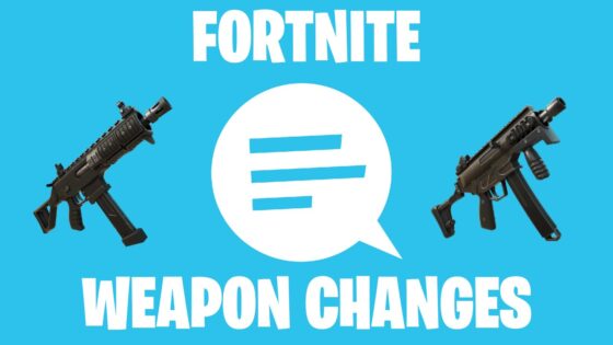 Fortnite:  Weapon Changes, Removal of Tanks From Competitive