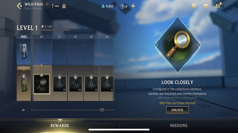 Wild Pass Season 6 Tier 60