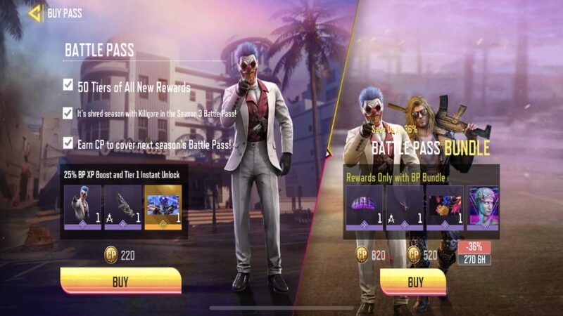CODM Season 3 Battle Pass
