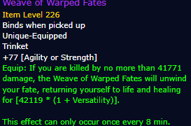 Weave of Warped Fates