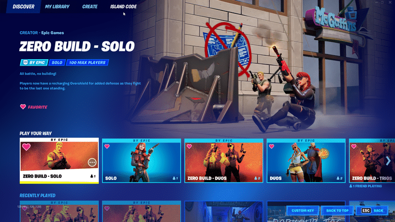 Fortnite Building Returns