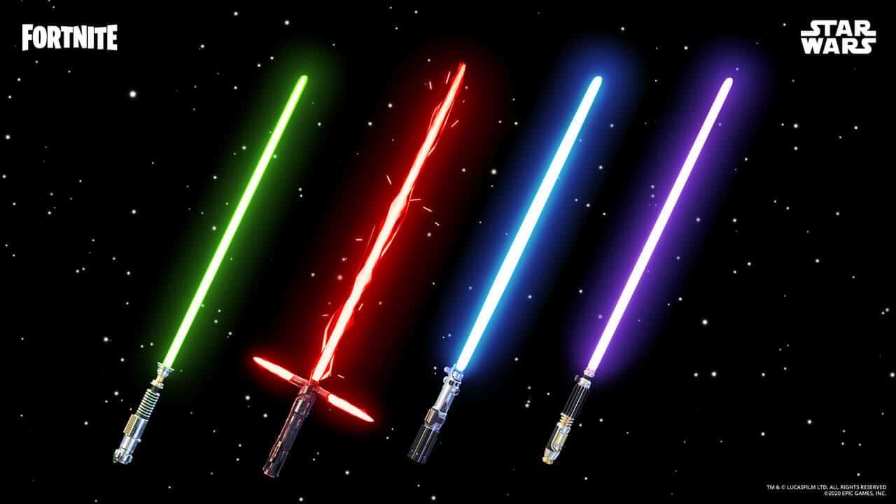 Fortnite X Star Wars Lightsaber