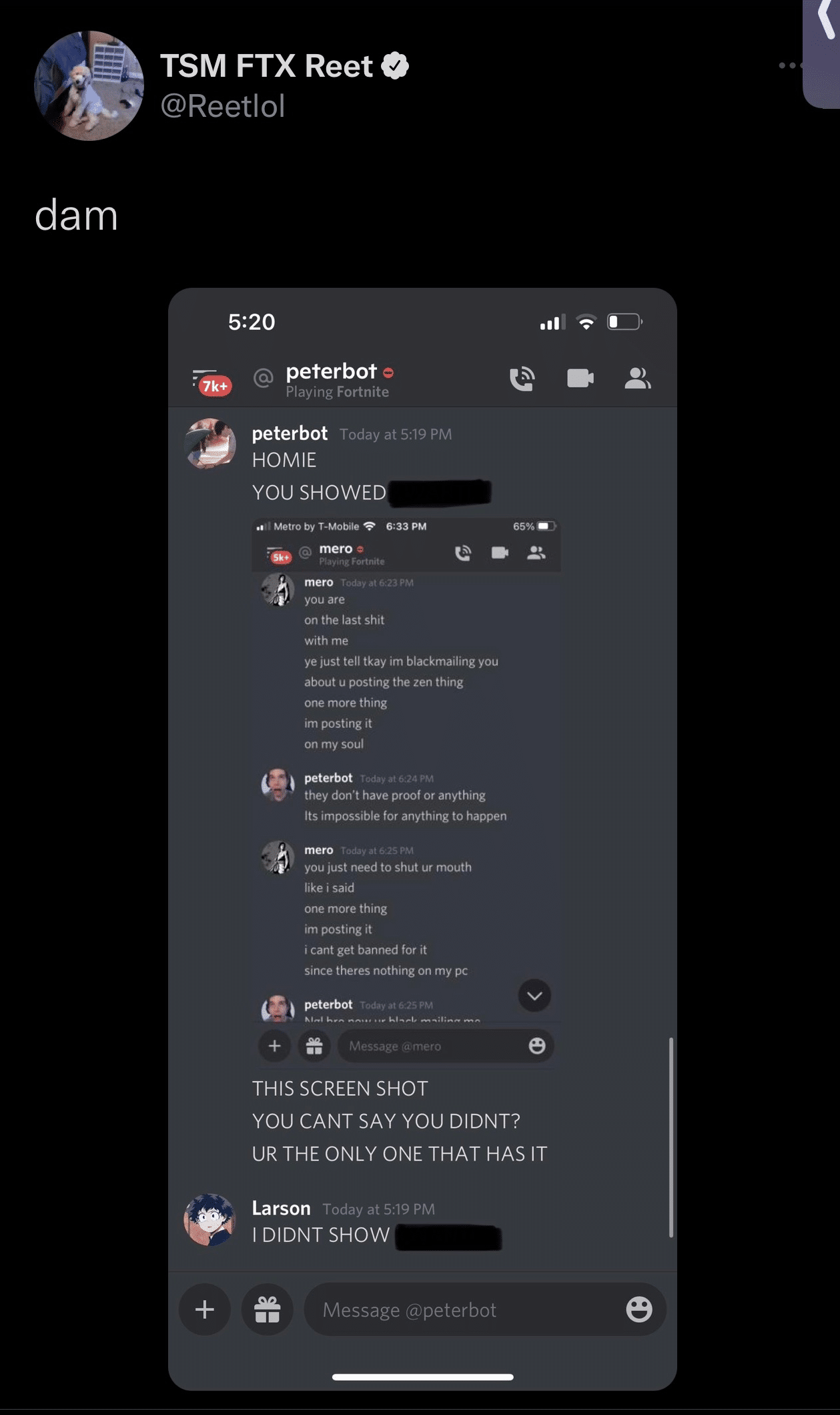 The discord screen caps where mero appears to be discussing Cronus Zen