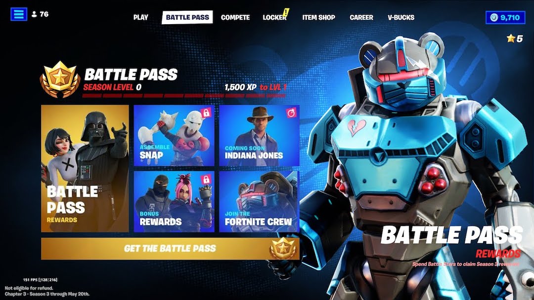 Fortnite Chapter 3 Season 3 Leaked Battle Pass