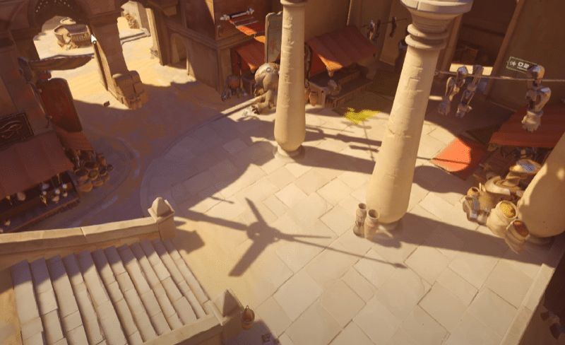 The Temple of Anubis map in Overwatch