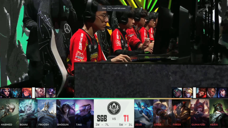 MSI Rumble Stage Final day