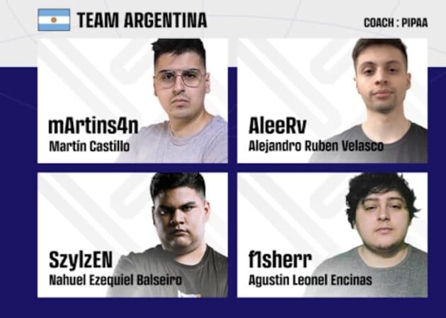 PUBG Nations Cup 2022 Argentina Team