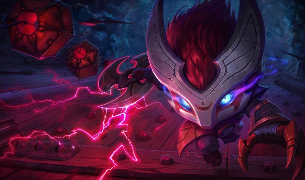 Splash art of Blood Moon Kennen