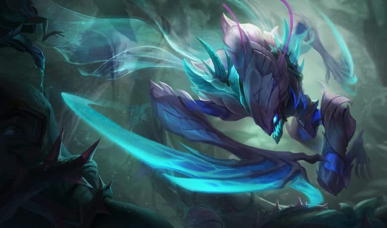 Splash art of Death Blossom Kha'Zix