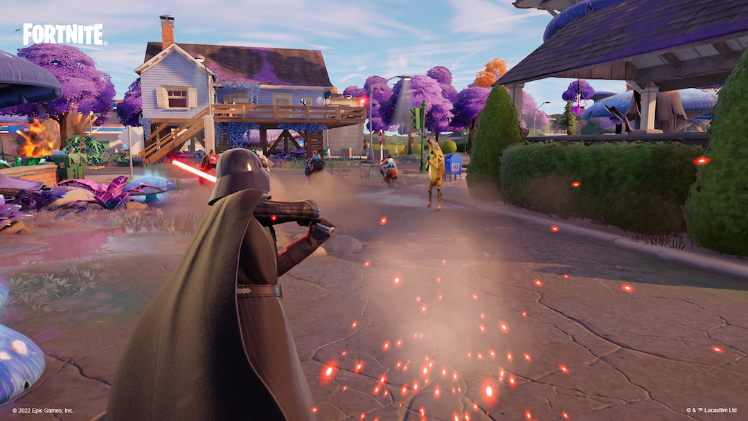 Vader Mythic in-game in Fortnite V3.60 Update
