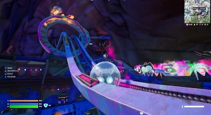 The Baller rollercoaster in Fortnite C3 S3