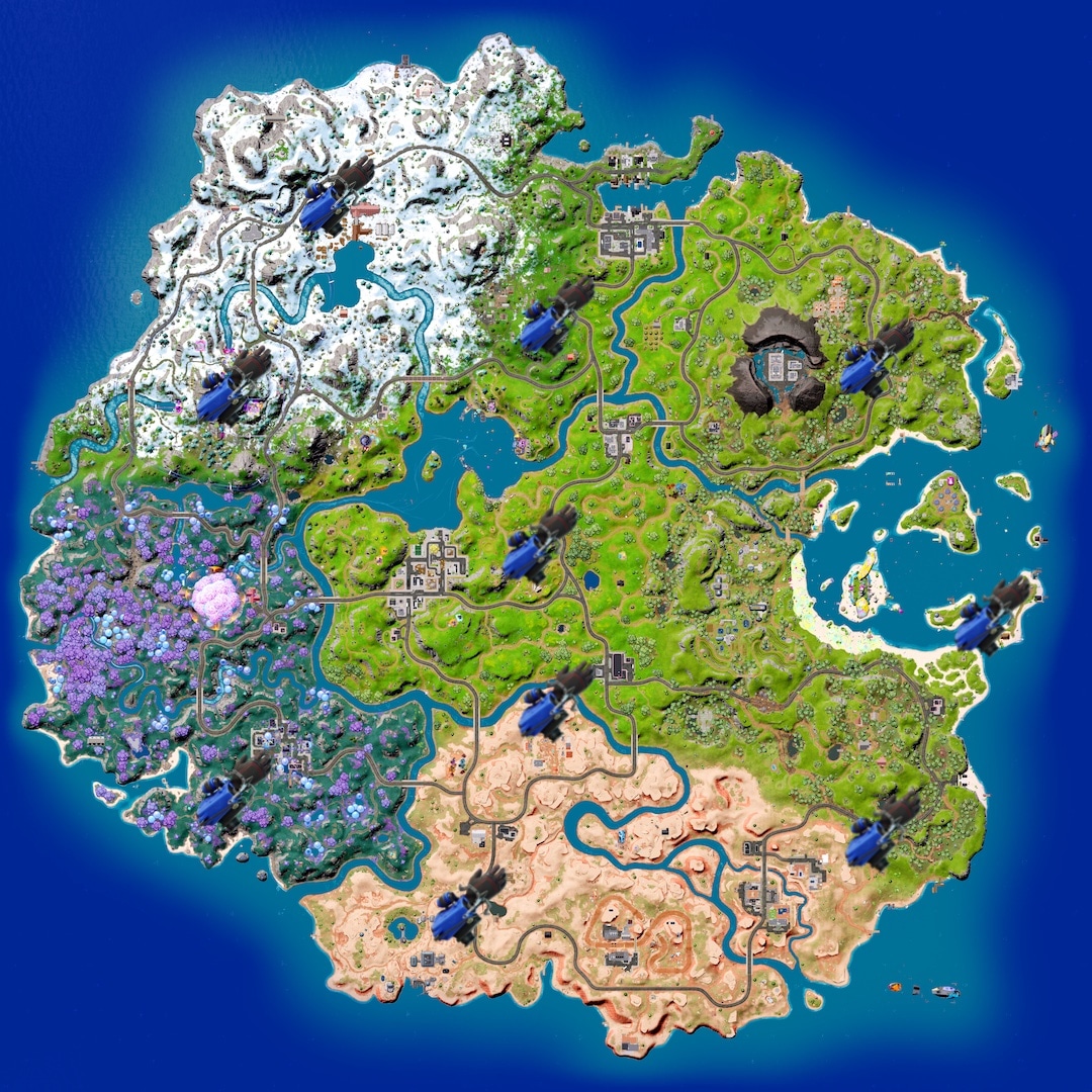 Grappler Gloves Fortnite Map in C3 S3